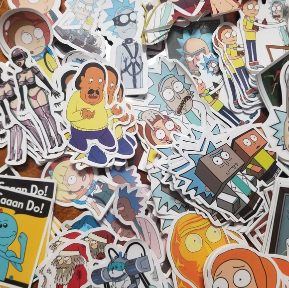 Large lot of Rick and Morty Stickers - Picture 3 of 4